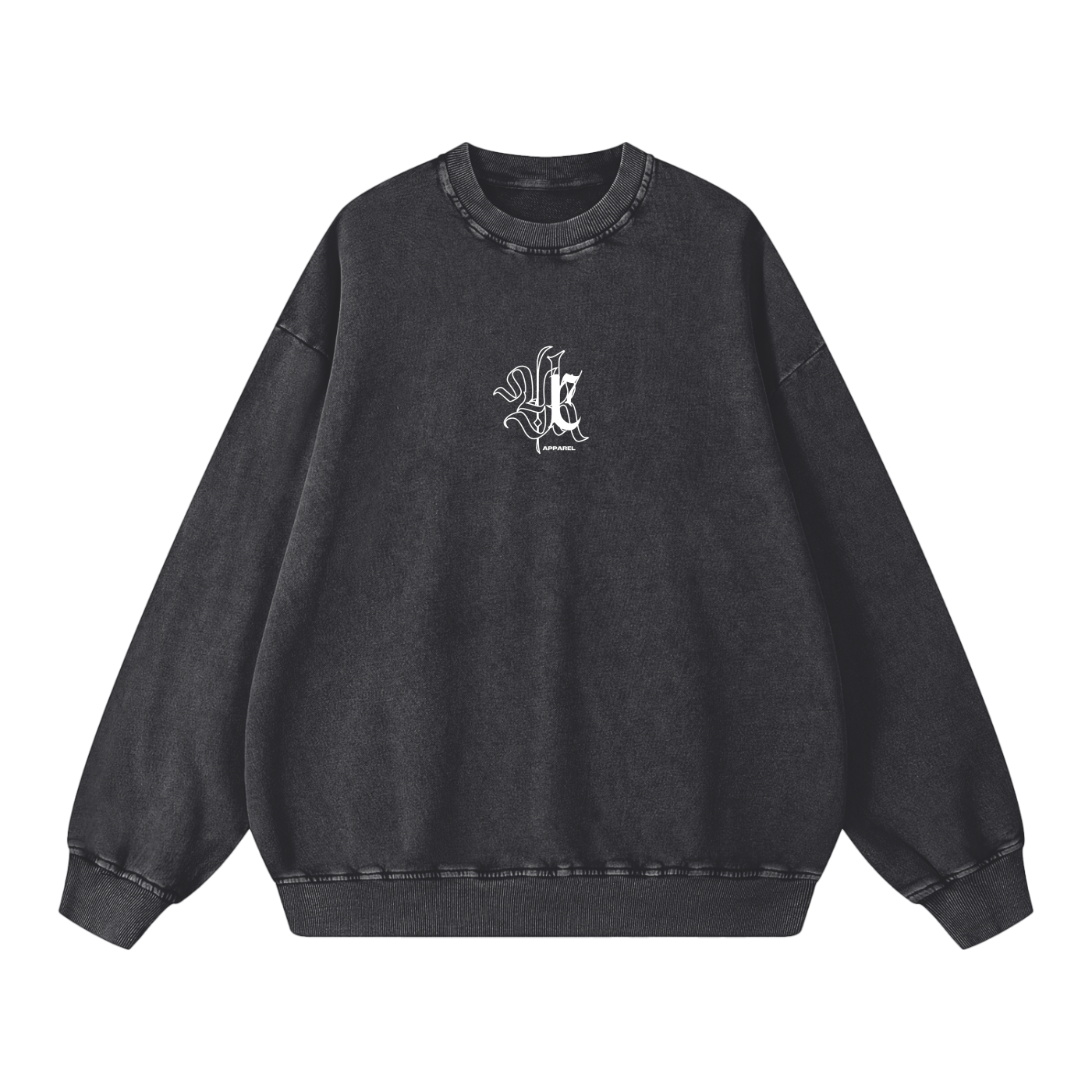 Acid Wash Oversize Sweatshirt - 360 GSM