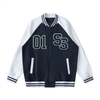 Navy Blue with White