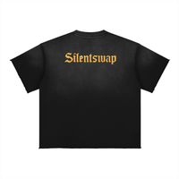 Sun Fade Raw Edge T-Shirt Front