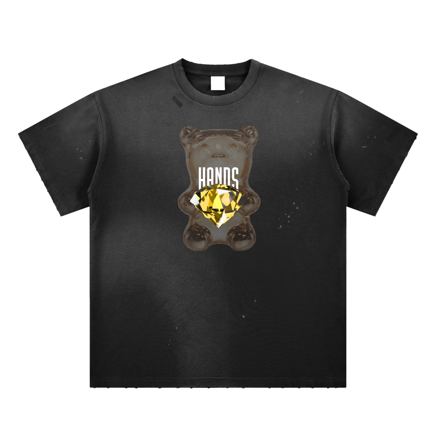 Sunfade Paint Splatter T-Shirt 250 GSM