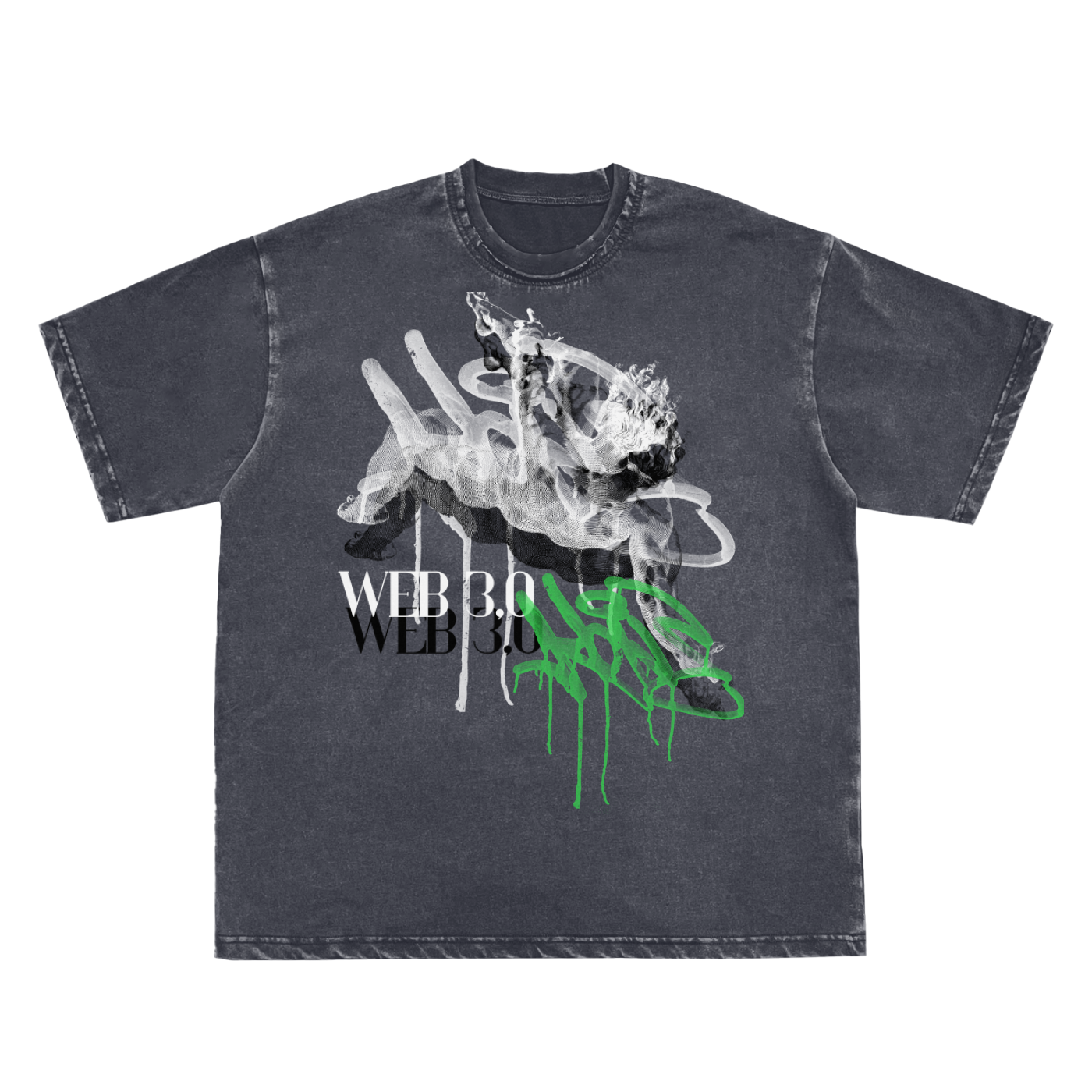 Web 3.0 Vintage Tee - 250 GSM