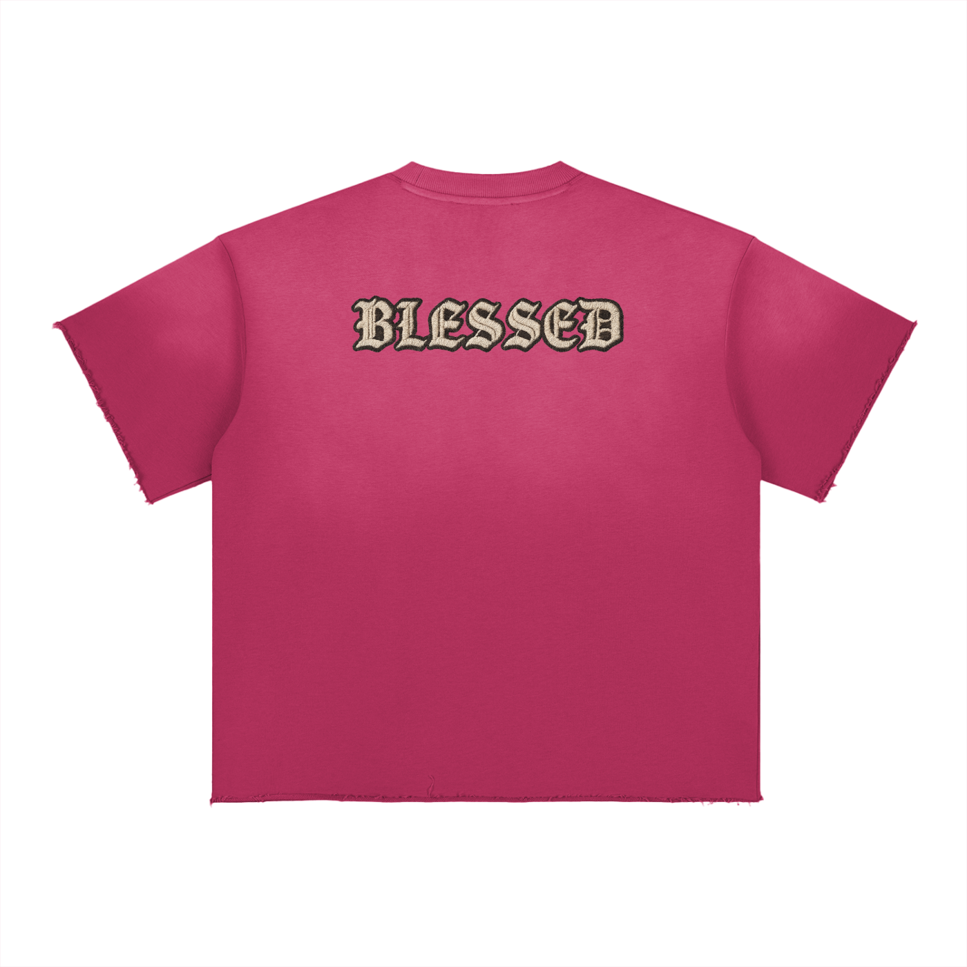Sun Fade Raw Edge T-Shirt