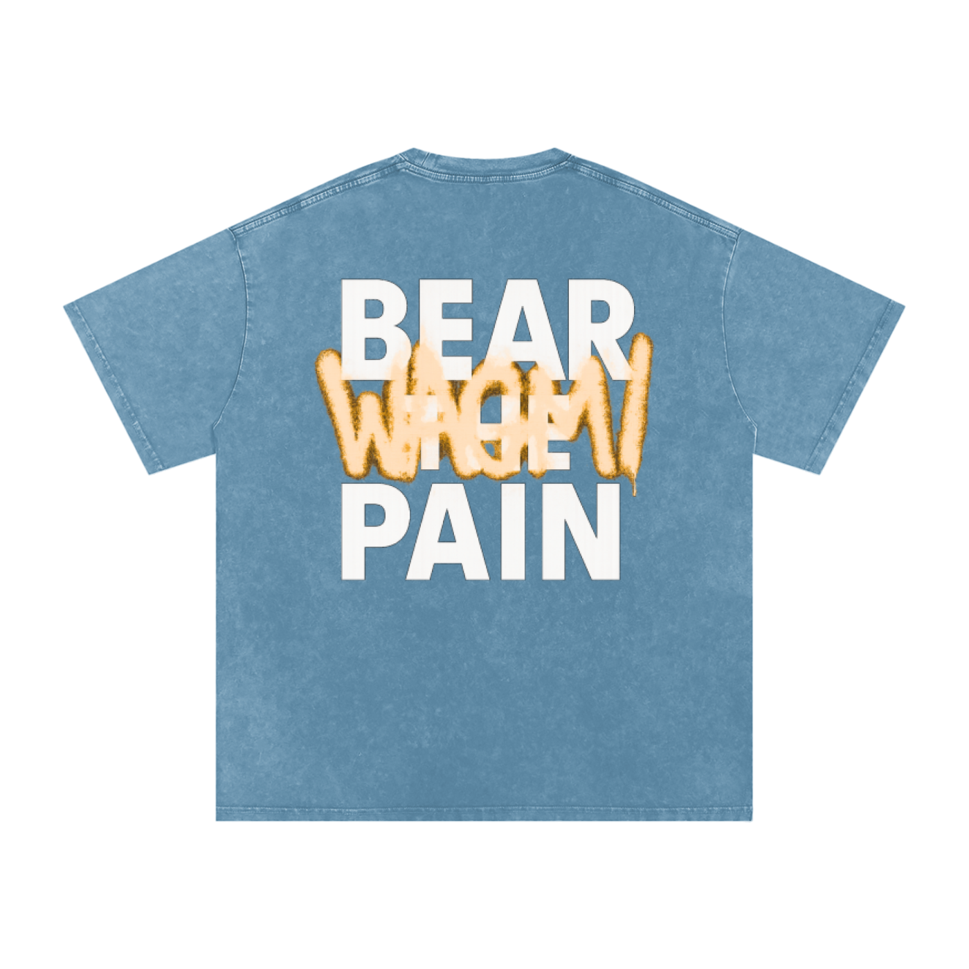 Acid Wash Oversize YKYC T-Shirt - 250 GSM
