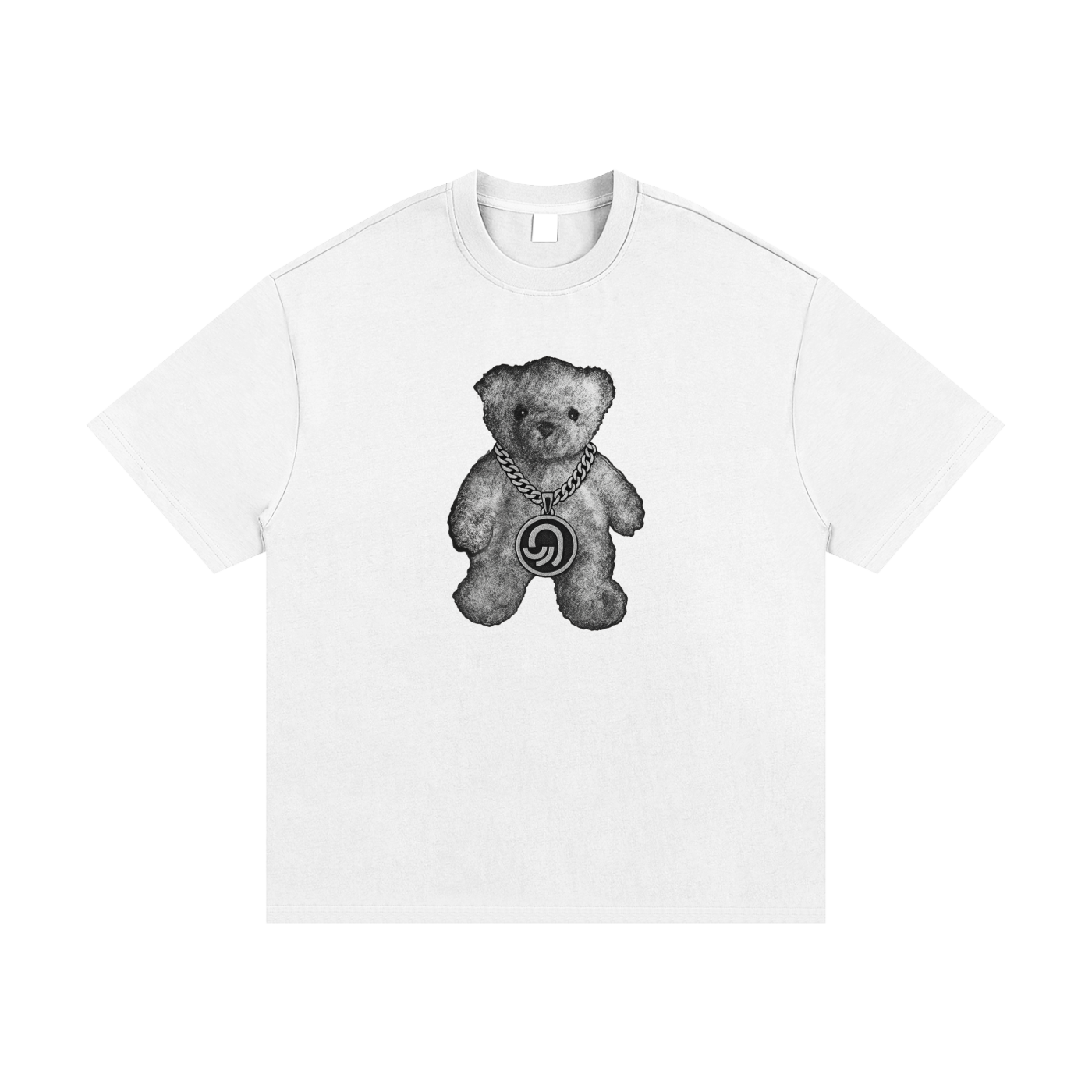 SquidGrow Monochrome Bear Tee - 330 GSM