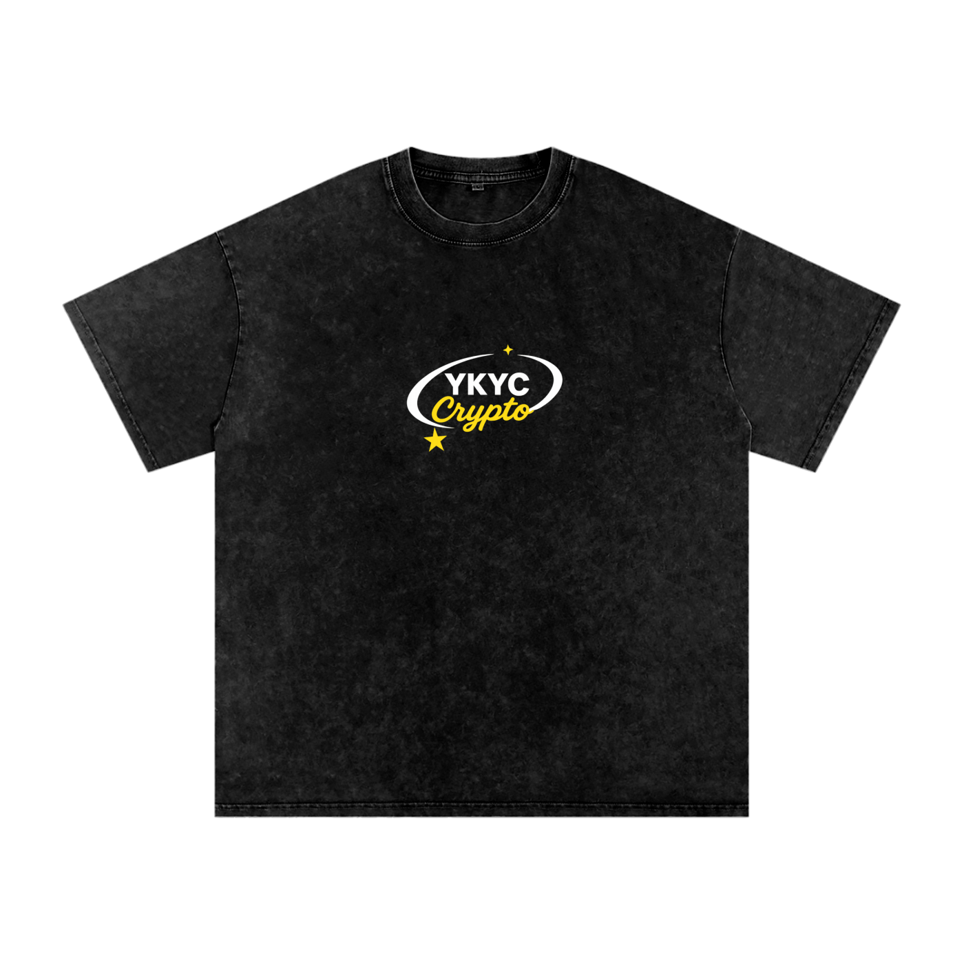 Acid Wash Oversize YKYC T-Shirt - 250 GSM
