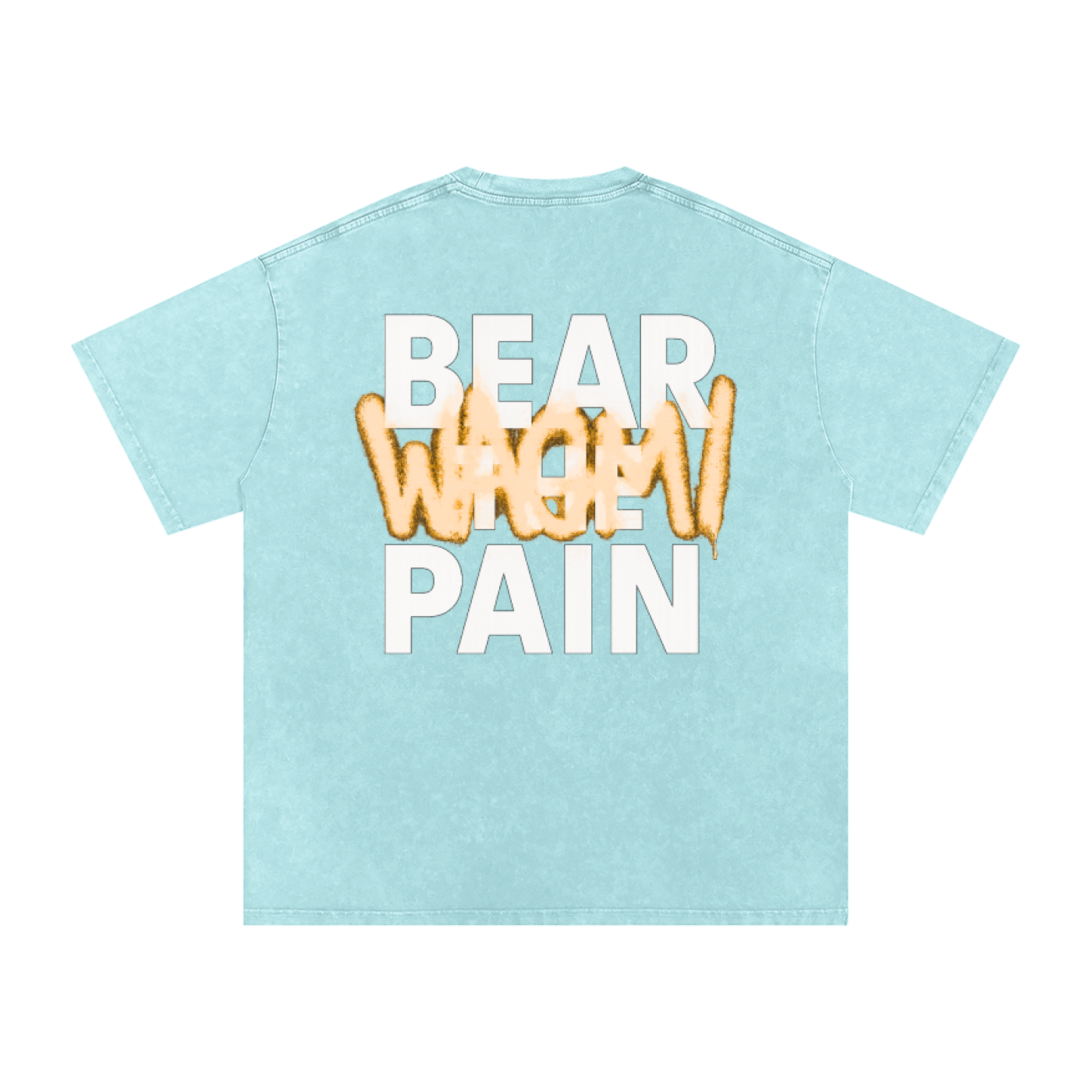 Acid Wash Oversize YKYC T-Shirt - 250 GSM