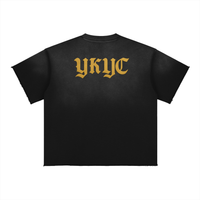 Sun Fade Raw Edge T-Shirt Front