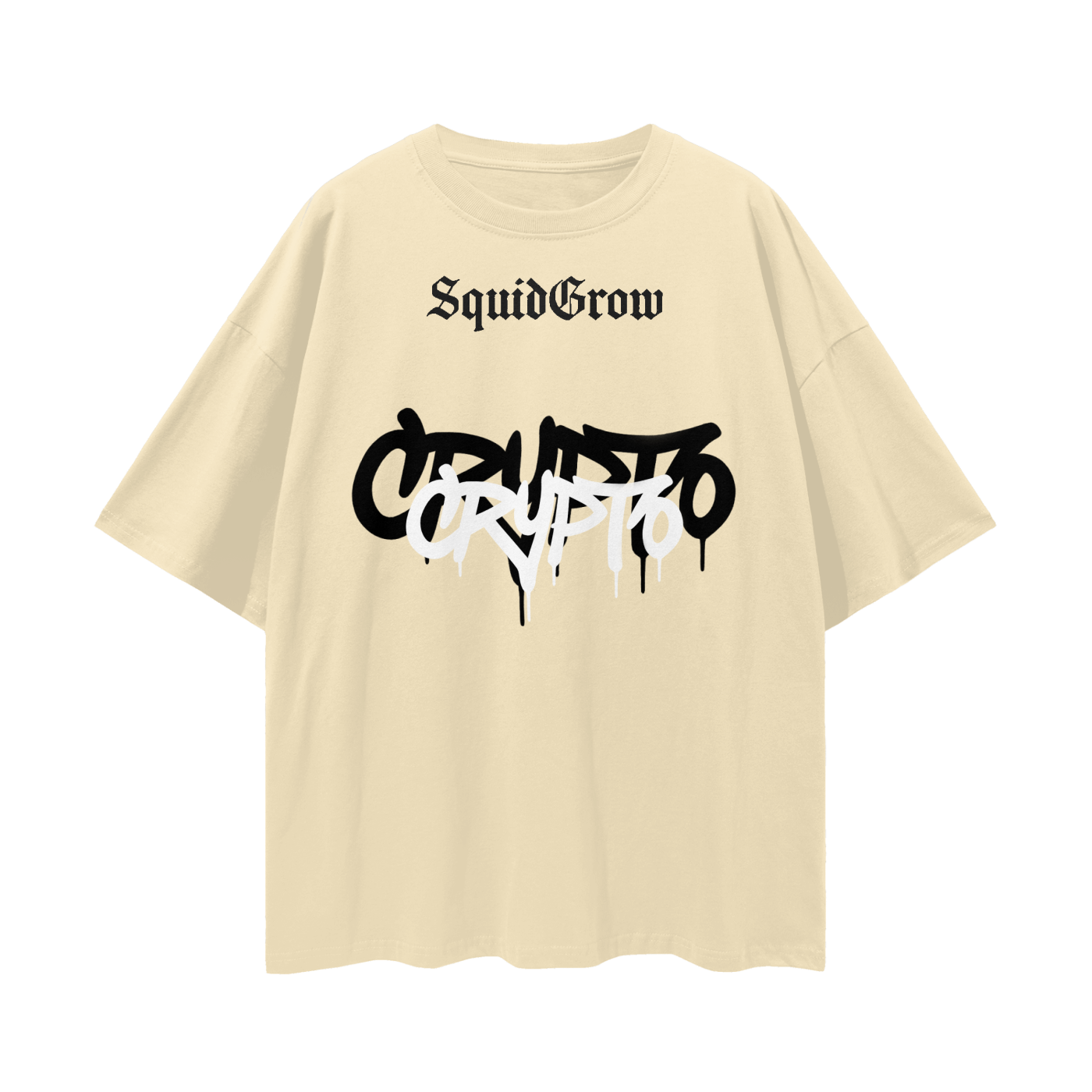 Crypto Drip Tag Tee - 190 GSM