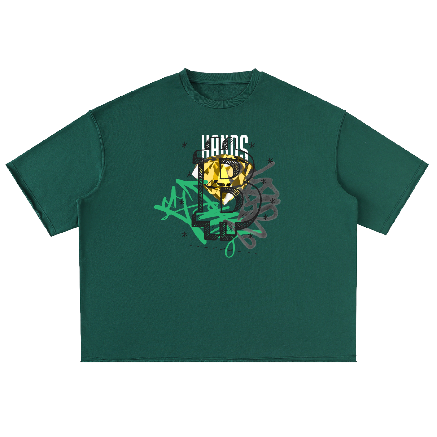 Oversized Washed Half Sleeve T-Shirt
